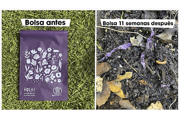  Envíos en bolsas compostables 