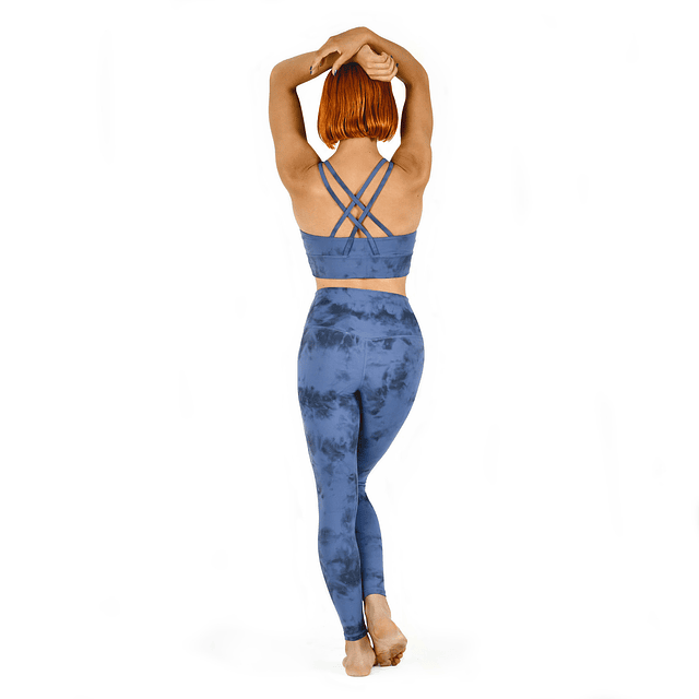  Crop Top Tie dye azul