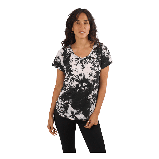 Polera Tie dye Negro