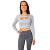  Crop Top / Outfit Classic gris