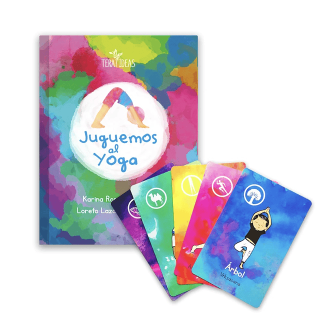 Libro juguemos al yoga + Set de cartas 