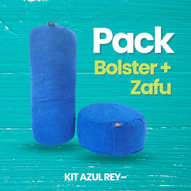 Pack Zafu + Bolster Color (ver más tonos)