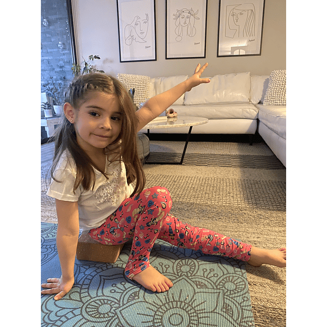 Leggings Kids Sirena Rosa 