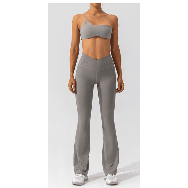 NUEVO Leggings Flare Gris