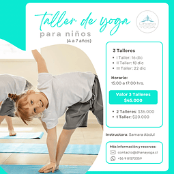 Taller de Yoga para niños