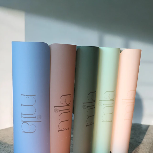 Yoga Mat Pu azul 
