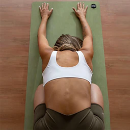 Natural Rubber yoga Mat verde 