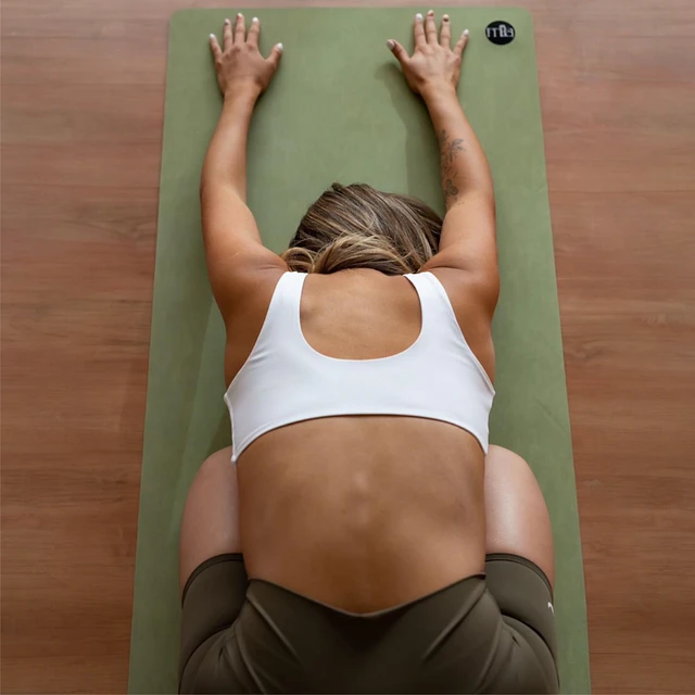 Natural Rubber yoga Mat verde 