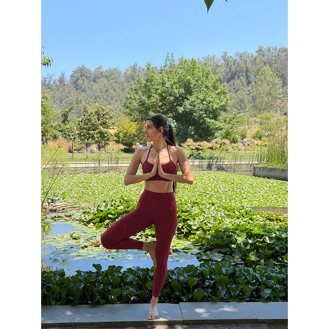 NUEVO Crop Top Lotus cherry