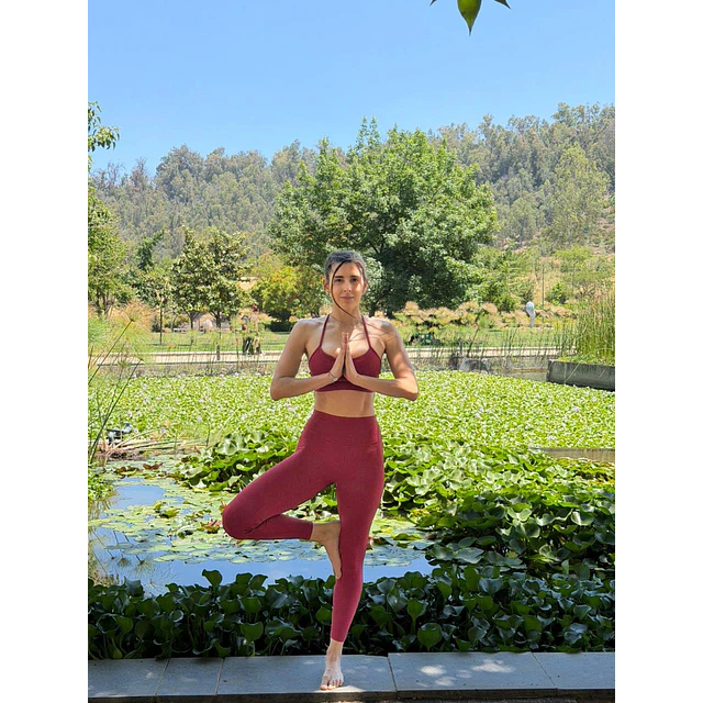 NUEVO Crop Top Lotus cherry