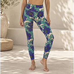 Leggings Flor Violeta 