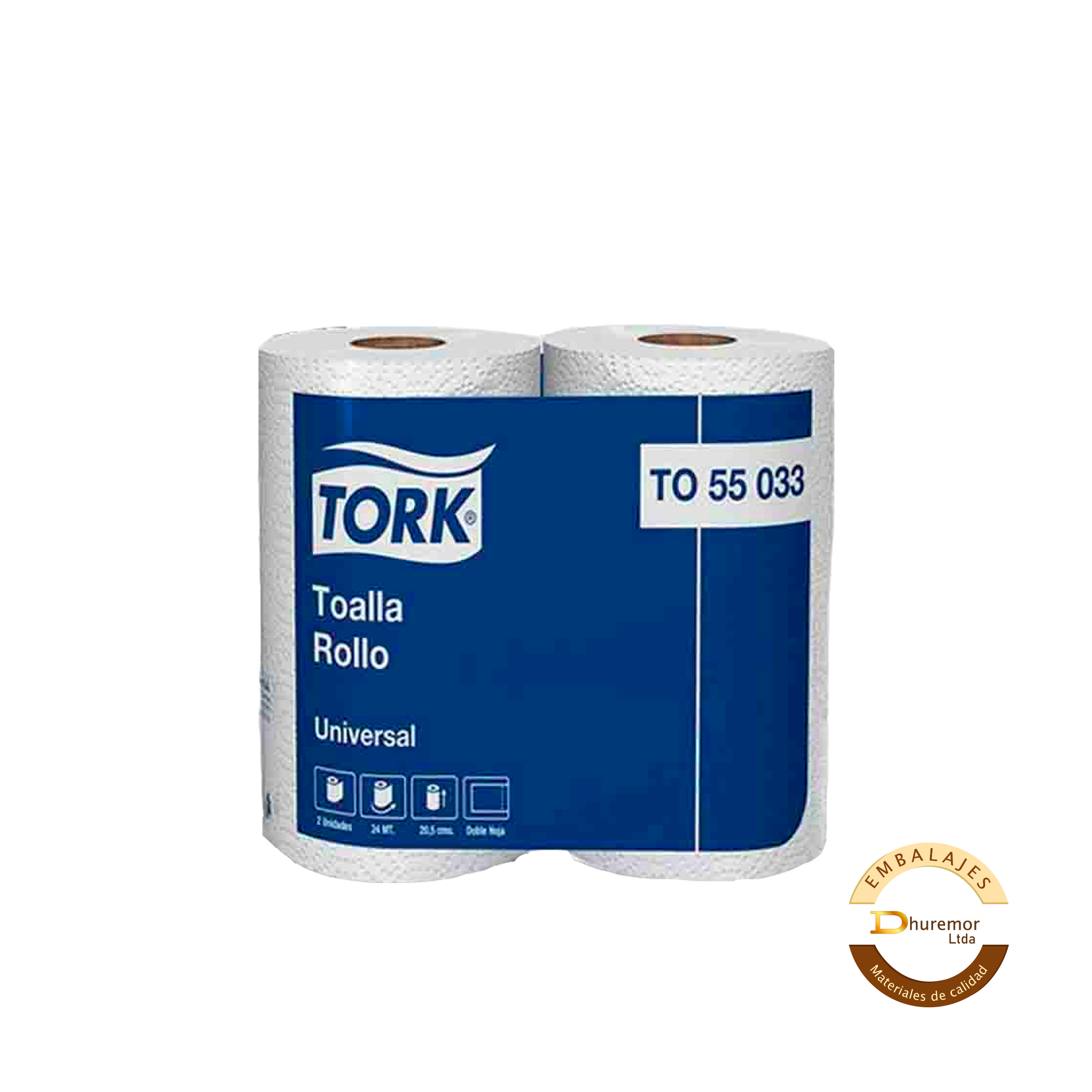 Toalla de Cocina Tork Doble Hoja – Pack 2 Unidades