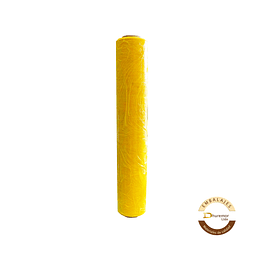 Rollo de Stretch Film Amarillo 1.5 Kg (para paletizar)