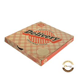 Caja de Pizza Delivery por unidad 380x380x50 mm