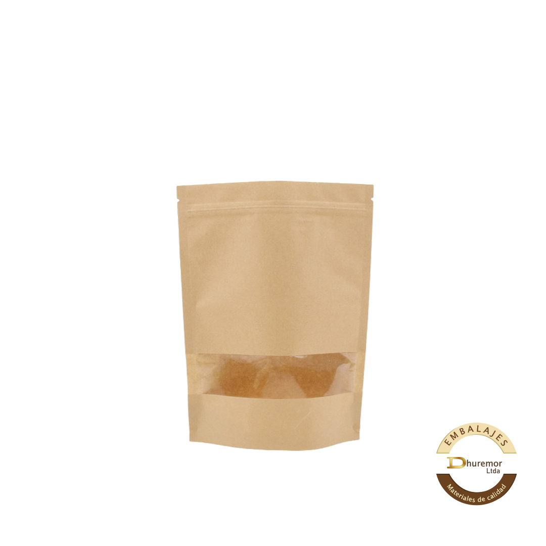 Bolsa Kraft De Gaune Asa Marrón 50 Unidades