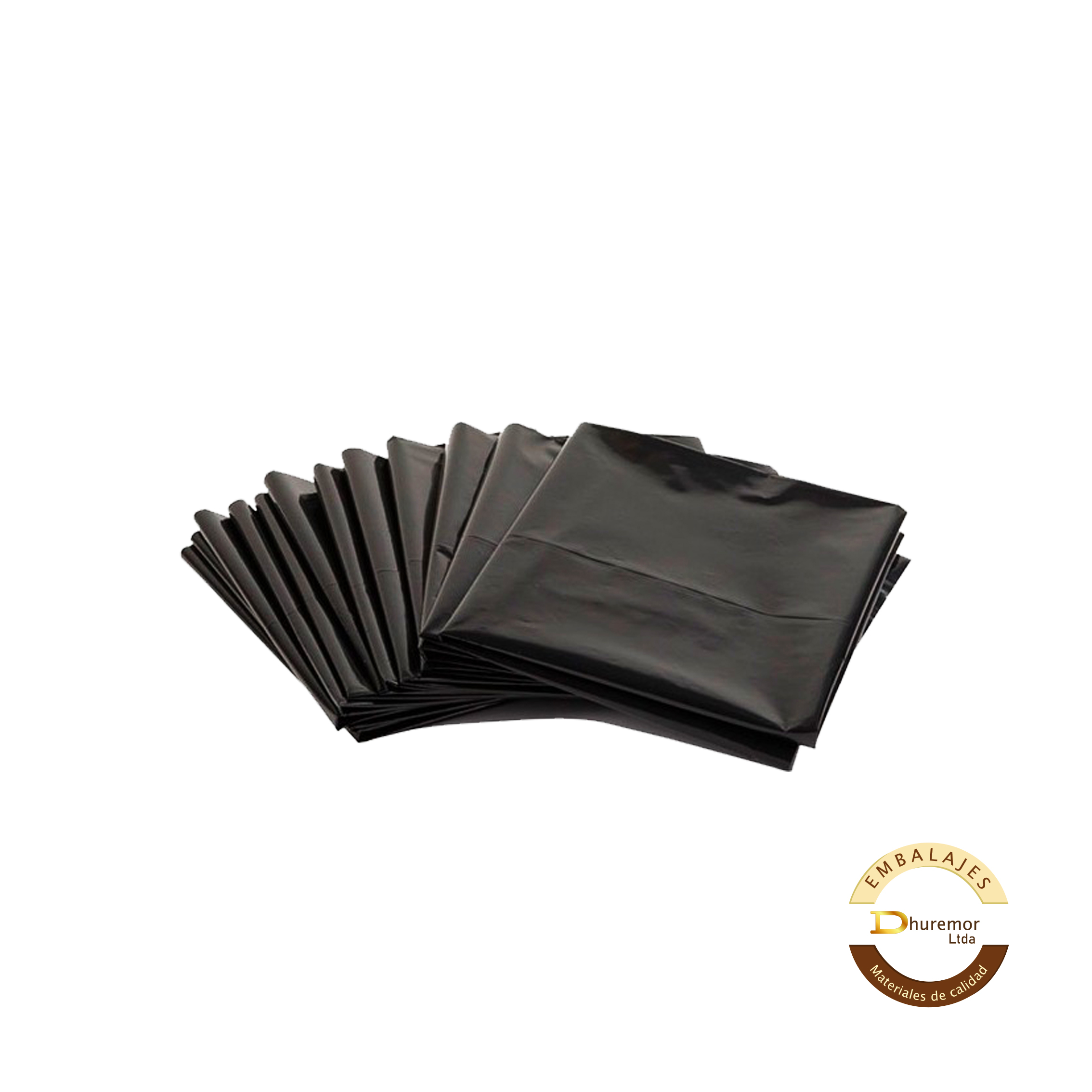 BOLSAS NEGRAS DE BASURA CARGA MEDIANA 70X90
