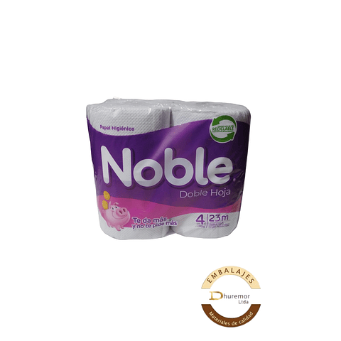Papel Higienico Doble Hoja Noble 6Rollosx23m