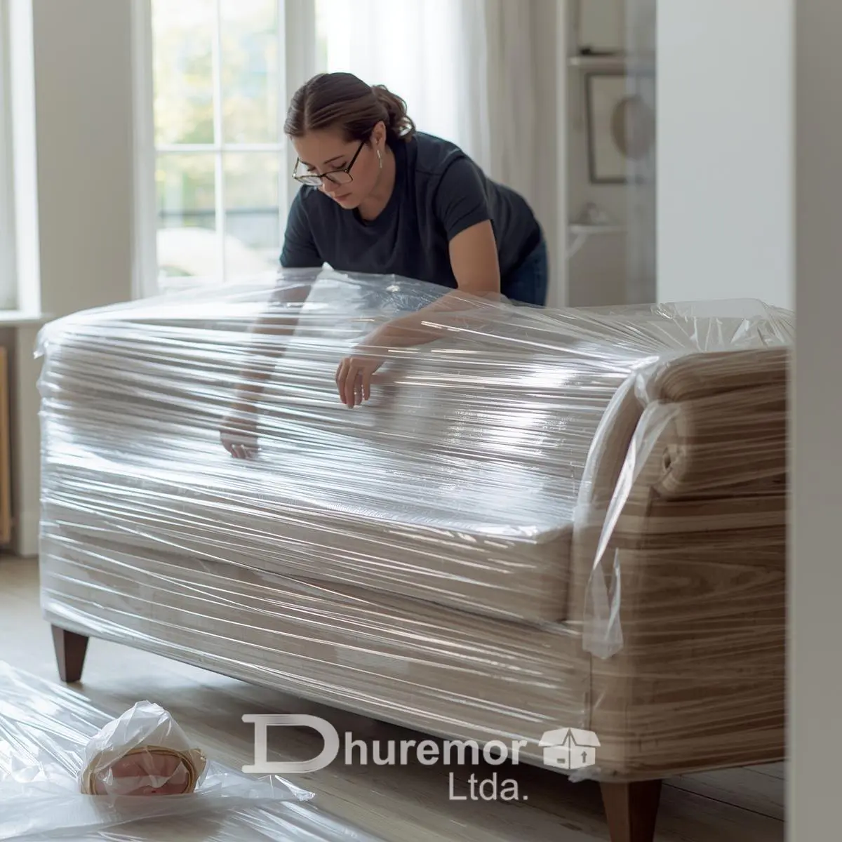 Rollo Film Stretch Transparente 20 Micras 1.4 kg