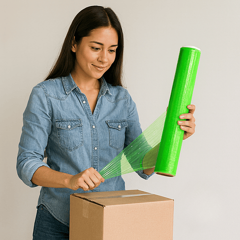 Rollo Film Stretch Transparente 20 Micras 1.5 kg 