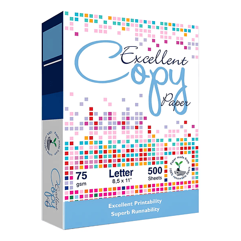 RESMA PAPEL EXCELLENT COPY CARTA- 500 HOJAS - 75 GR