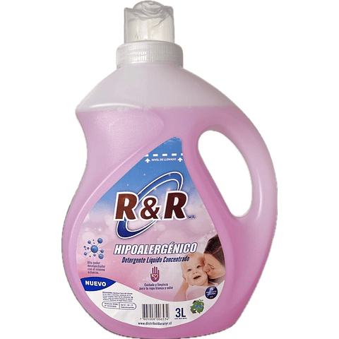 DETERGENTE R&R HIPOALERGENICO 3Lts.