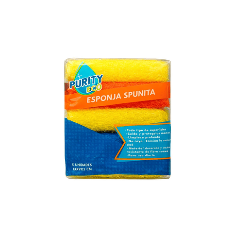PACK ESPONJA ESPUNITA X 5 UND