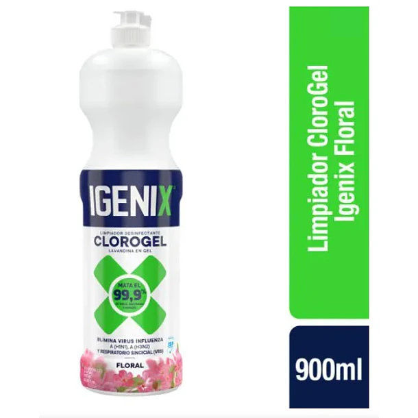 CLORO GEL EXCELL 900ML FLORAL
