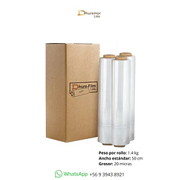 Pack x3 FILM Transparente 1.4 KG