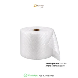 Rollo de Plástico Burbuja 1/2m x 100m
