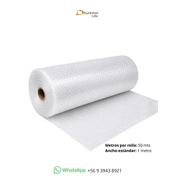 Rollo de Plástico Burbuja 1m x 50m