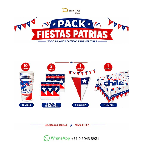 KIT DE CELEBRACION FIESTAS PATRIAS