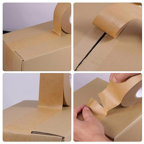 Cinta de Papel Kraft Adhesiva 48mm 40mts