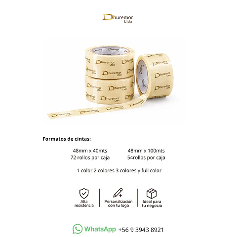 Cintas personalizadas a pedido