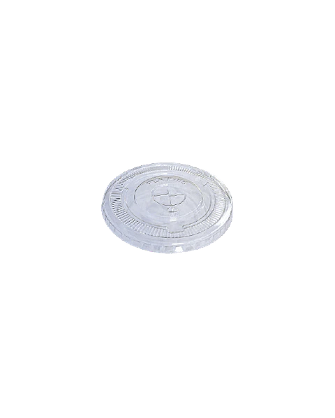 Tapa Vasos Transparentes Plana 12/16 oz - Compostable (PLA)
