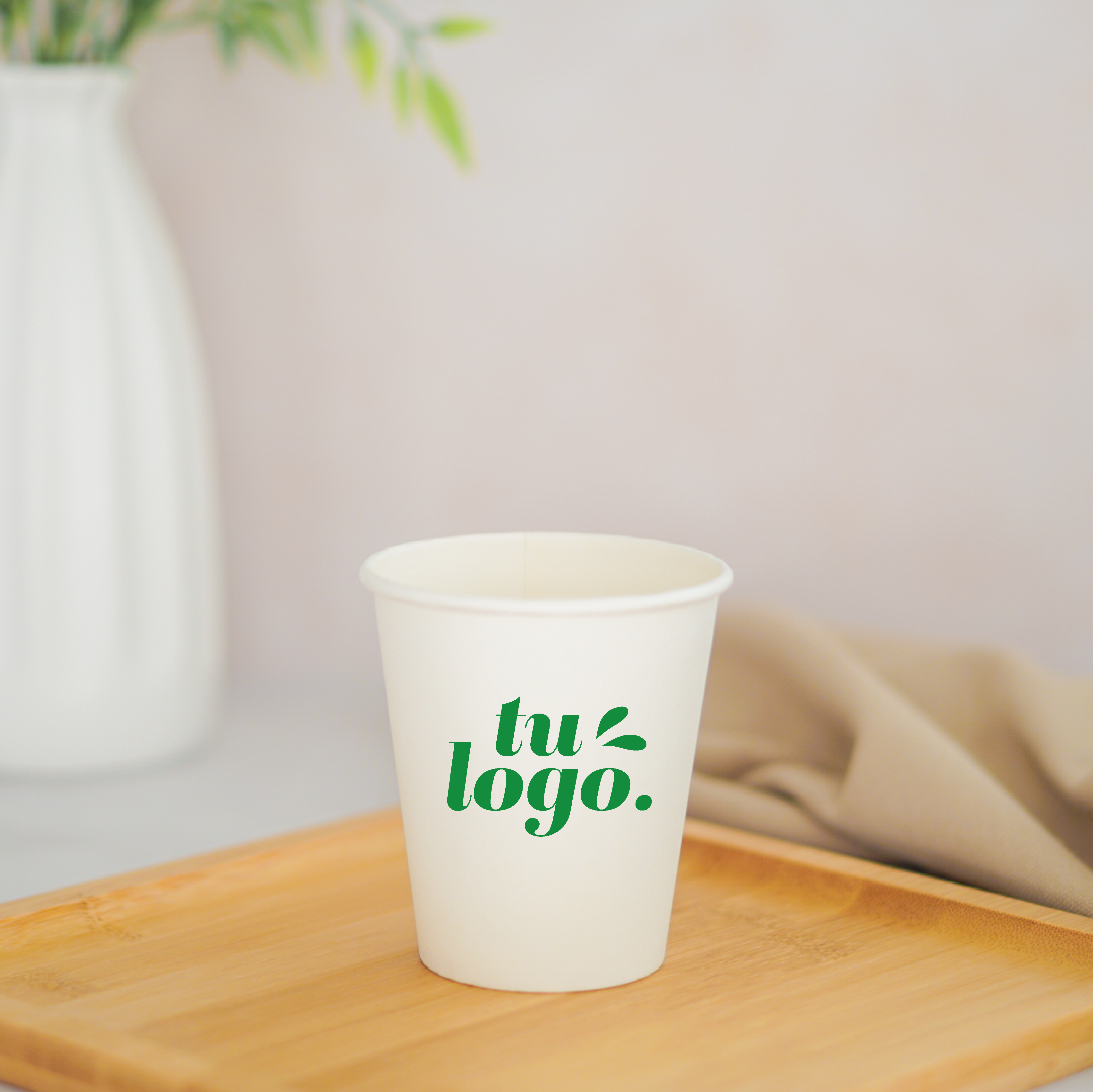 Vaso de Café 06 oz - Polipapel +  Logo (1 Color + 1 Cara) 1