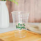 Vaso Transparente 16 oz - Compostable + Logo (1 Color, 1 Cara) - Miniatura 1