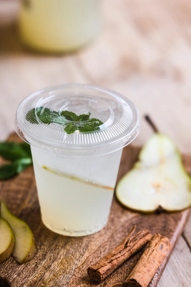 Tapa Vasos Transparentes Plana 12/16 oz - Compostable (PLA) 4