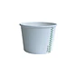 Pote Blanco 08 oz - Compostable + Logo (1 color, 1 cara) - Miniatura 2