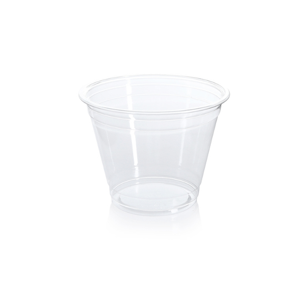 Vaso Transparente 9 oz - Compostable + Logo (1 Color y 1 Cara) 2