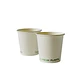 Vaso de Café Blanco 04 oz - Compostable + Logo (1 Color, 1 Cara) - Miniatura 4