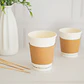 Cubre Vaso de Café Papel Kraft 12-16 oz - Compostable - Miniatura 2