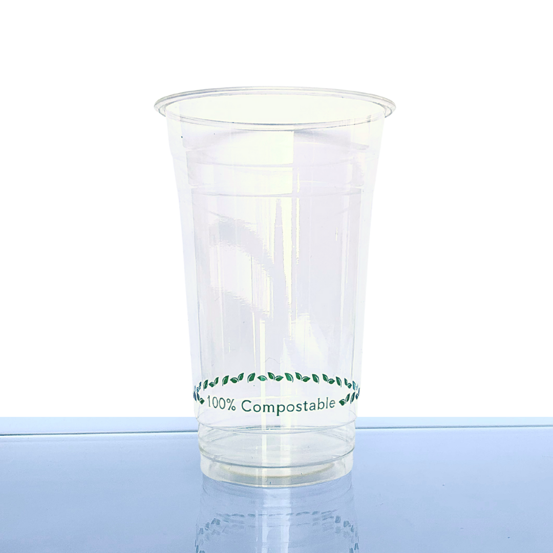 Vaso Transparente 20 oz - Compostable + Logo (1 Color, 1 Cara) 2