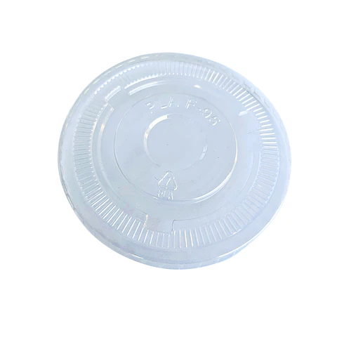 Tapa Vasos Transparentes Plana 9 y 20 oz - Compostable (PLA)