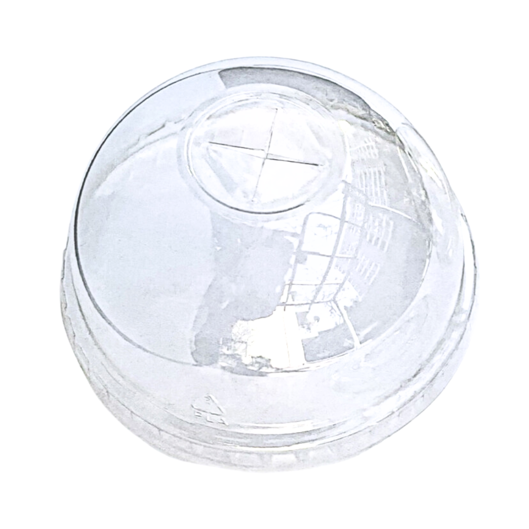 Tapa Vasos Transparentes Domo 9 y 20 oz - Compostable (PLA) 2
