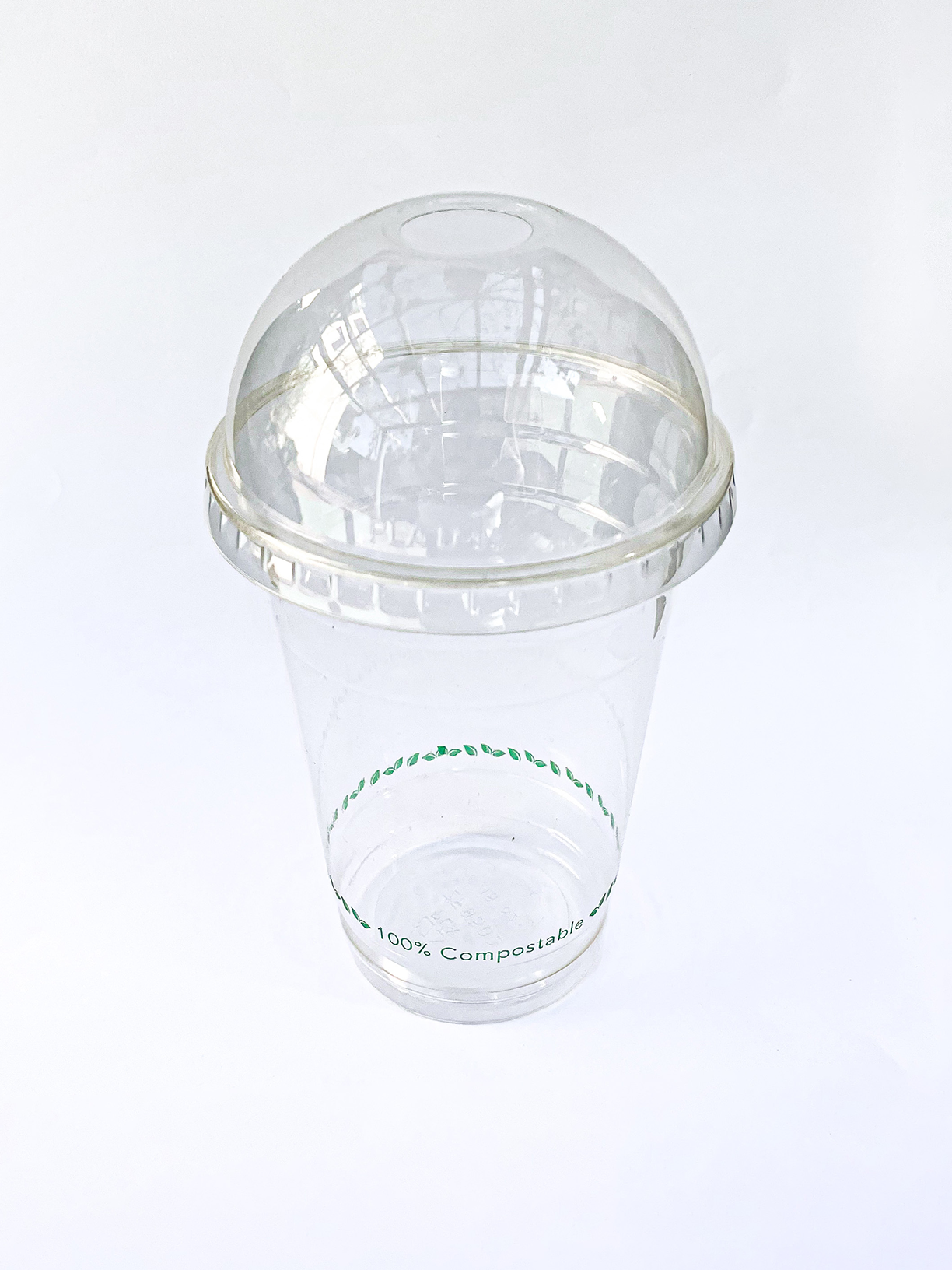 Tapa Vasos Transparentes Domo 9 y 20 oz - Compostable (PLA) 3