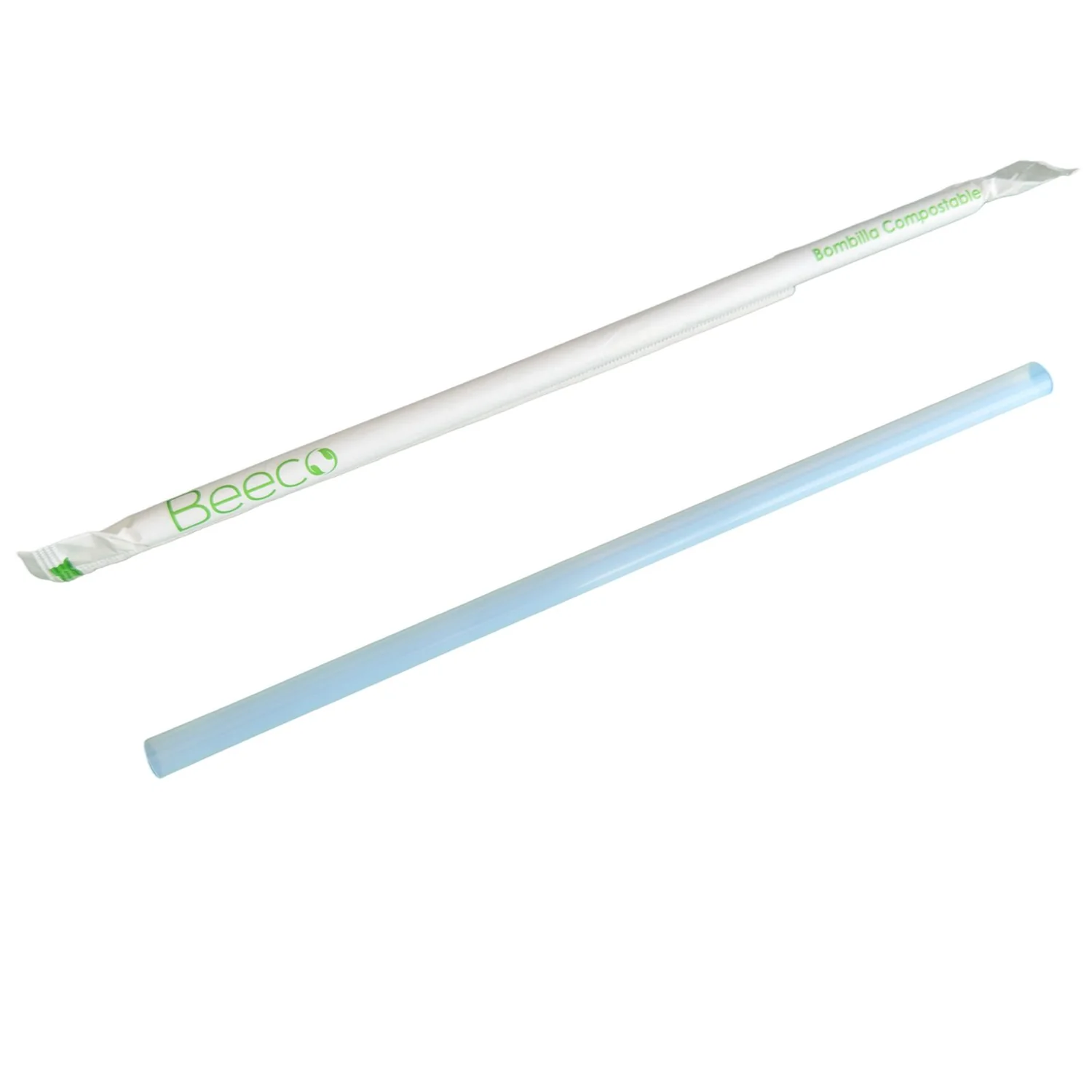 Bombilla PLA 23 cm x 12 mm - Compostable (2000 unidades) 1