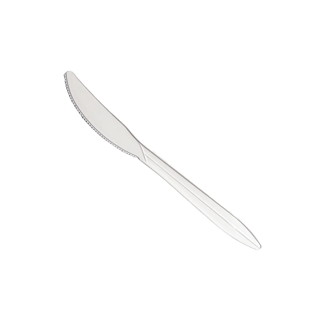 Cuchillo Blanco Almidón de Maíz 16 cm - Compostable 1