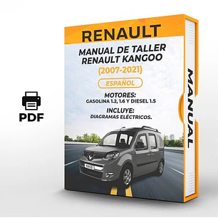 Manual de Taller Renault Kangoo (2007-2021) Español Diagrama Eléctrico