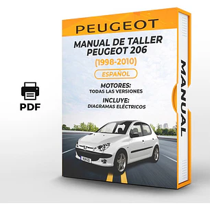 Manual de Taller Peugeot 206 (1998-2010) Español Diagrama Eléctrico