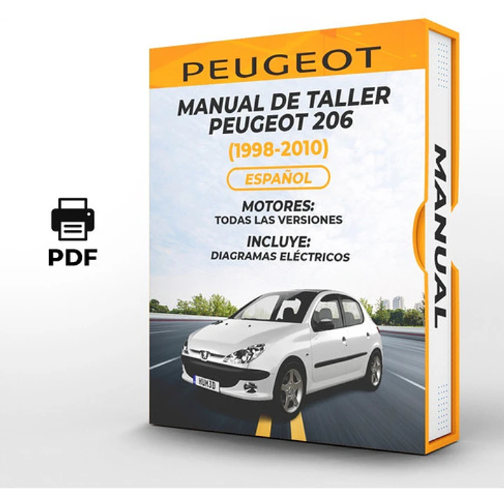 Manual de Taller Peugeot 206 (1998-2010) Español Diagrama Eléctrico 1